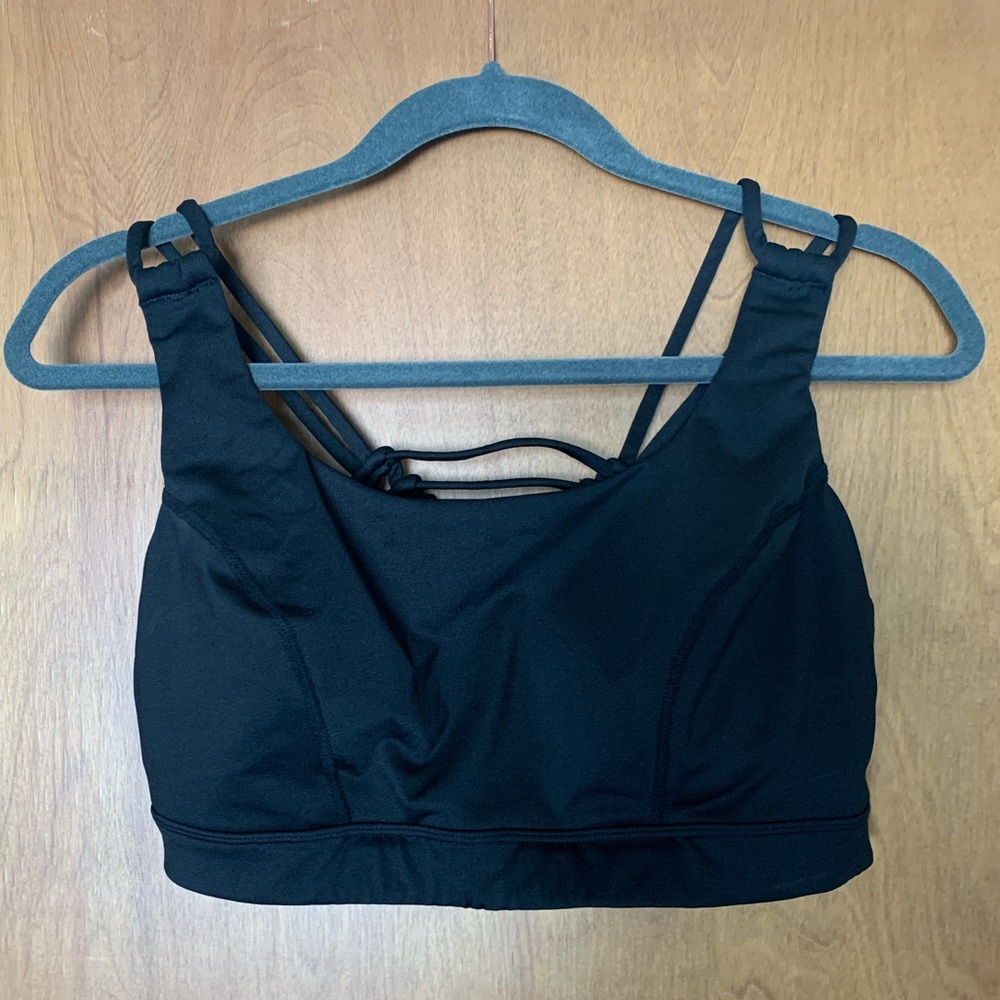 Sports Bra with Knotted Back Detail